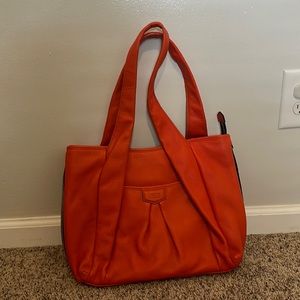 Aimee Kestenberg bright orange shoulder bag - like new condition